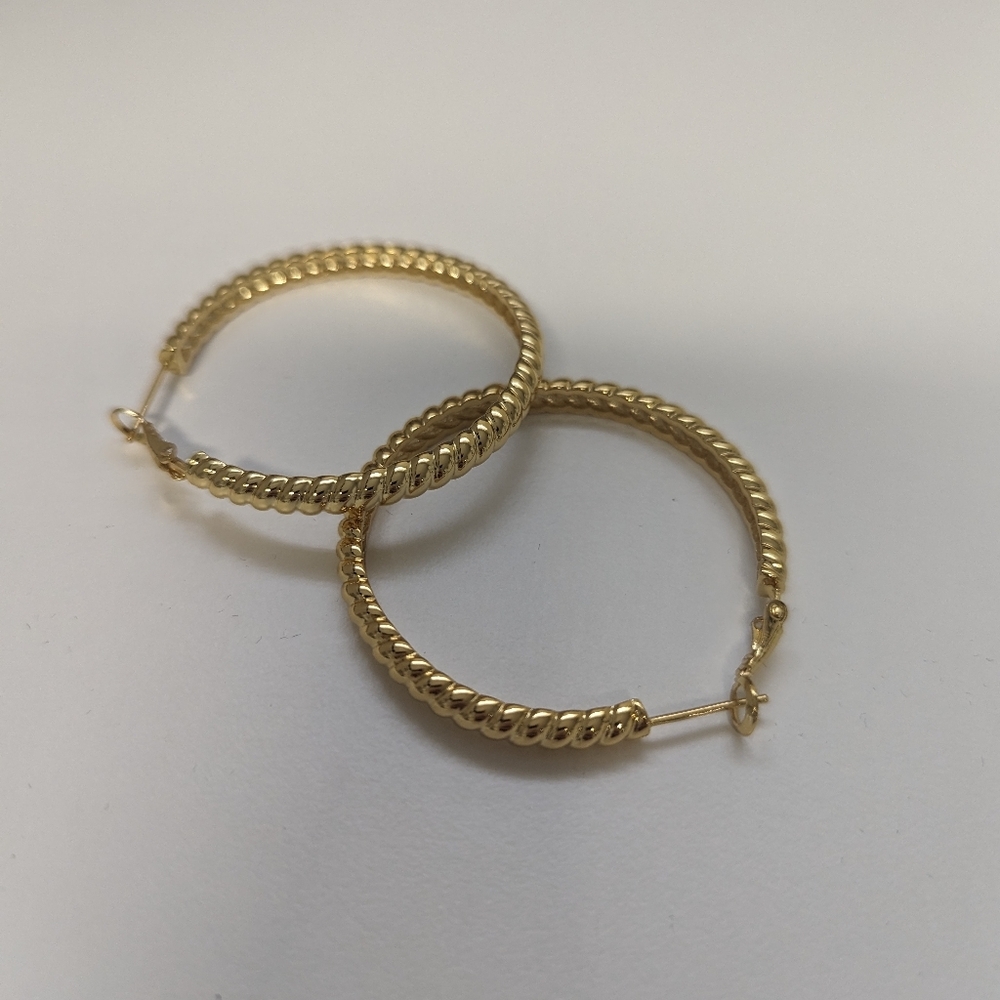 .925 Sterling Silver Hoop Earrings